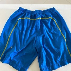 Lululemon Pace Breaker men's Sz M blue Pattern